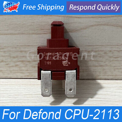 For Defond CPU-2113 Pushbutton Switch 4 Pins ON-OFF 2 Maintained Positions