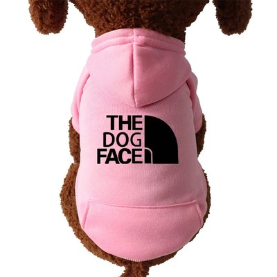 Puppy Pet Hooded Sweatshirt Autumn Winter Two-Legged Pocket Cat Dog Clothes 