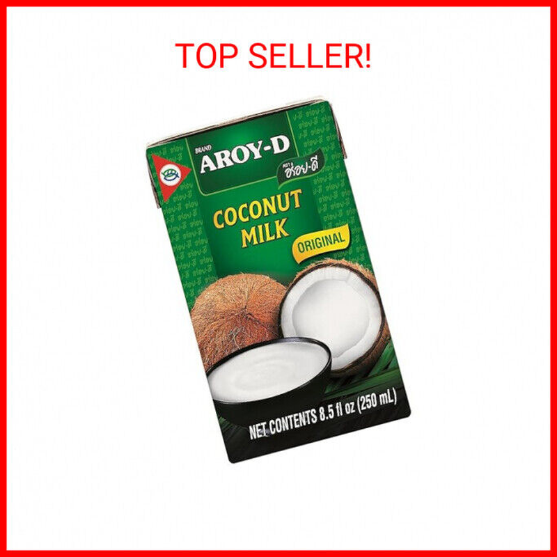 Aroy-D Coconut Milk 8.5 Fl Oz (Pack of 12)