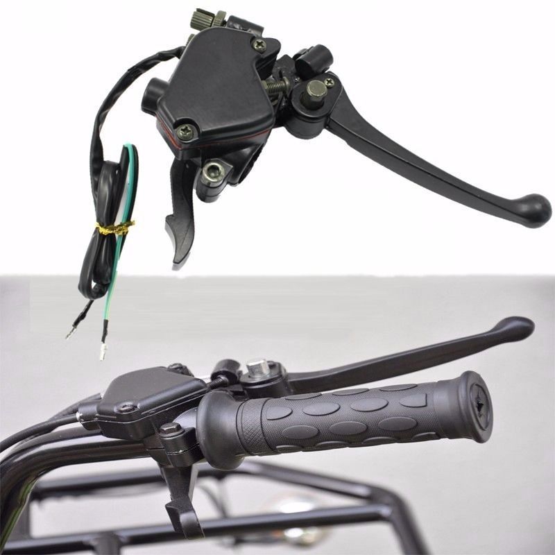 22mm Thumb Throttle Twin Brake Lever Speed Governor 50cc 110cc 125cc