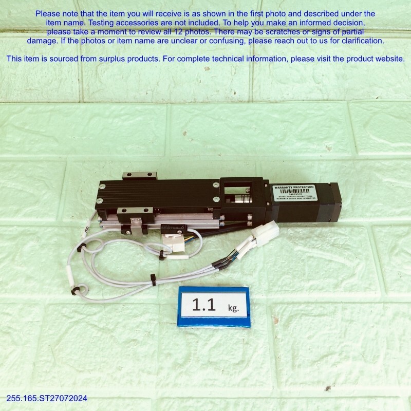 THK KR-SKR20, Ballscrew Linear w/ Motor as photos, sn:9918, FedExDHL