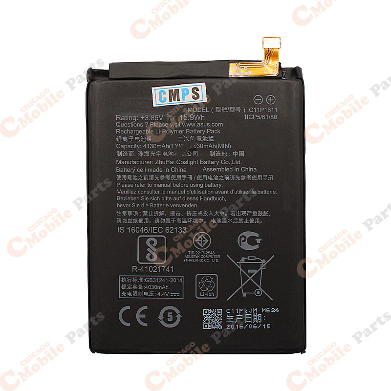 Batteria Originale ASUS ZenFone 3 Max ZC520TL - C11P1611 - Foto 4