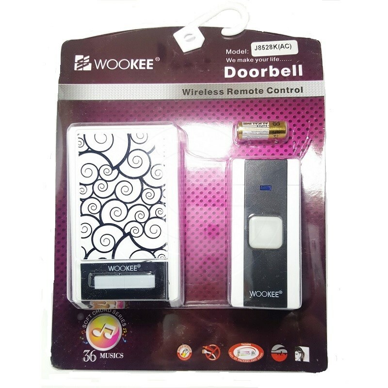 Campanello Wireless Spina Elettrica Senza Fili 36 Melodie Casa Porta J8528k sus