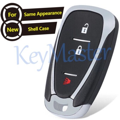 Smart Remote Key Shell Fob 3 Button Case for Chevrolet Spark Sonic Equinox Cruze