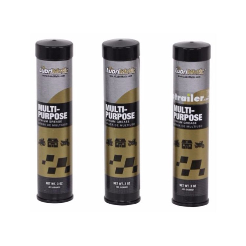 3 ~New!! Lubrimatic Multi-Purpose Lithium Grease 3 oz Mini Grease Tubes NLG # 2