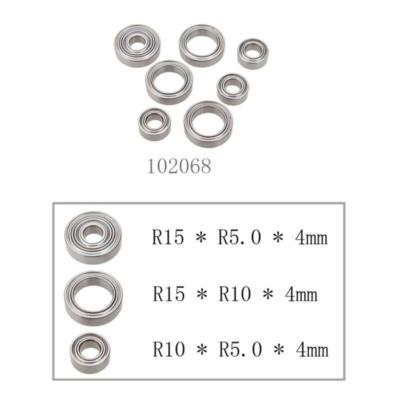 High-Performance Steel Wheel Bearings for 1/10 RC Buggy/Truc