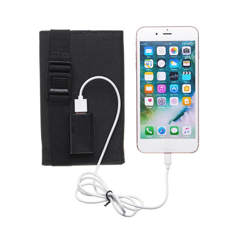 100Watt Solar Panel Folding PV Power Bank Outdoor Camp Hiking USB Phone Charger