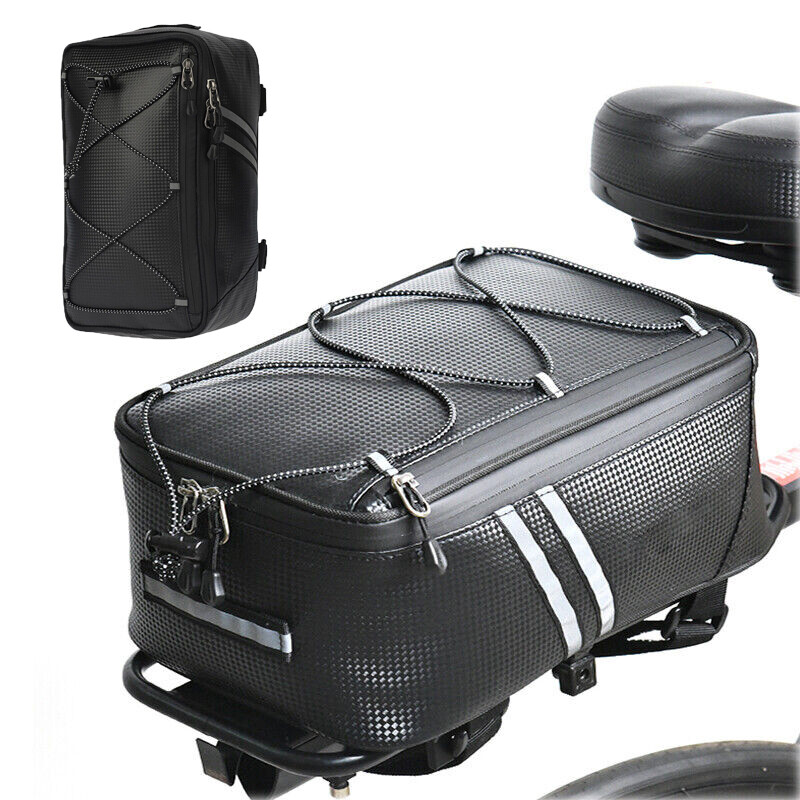 Rear Rack Bag Cycling Trunk Pannier Bike 8l Storage Bag Luggage Pouch
