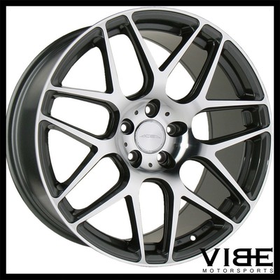 20quot ACE MESH7 GREY MACHINED CONCAVE WHEELS RIMS FITS BMW E92 E93 M3 COUPE