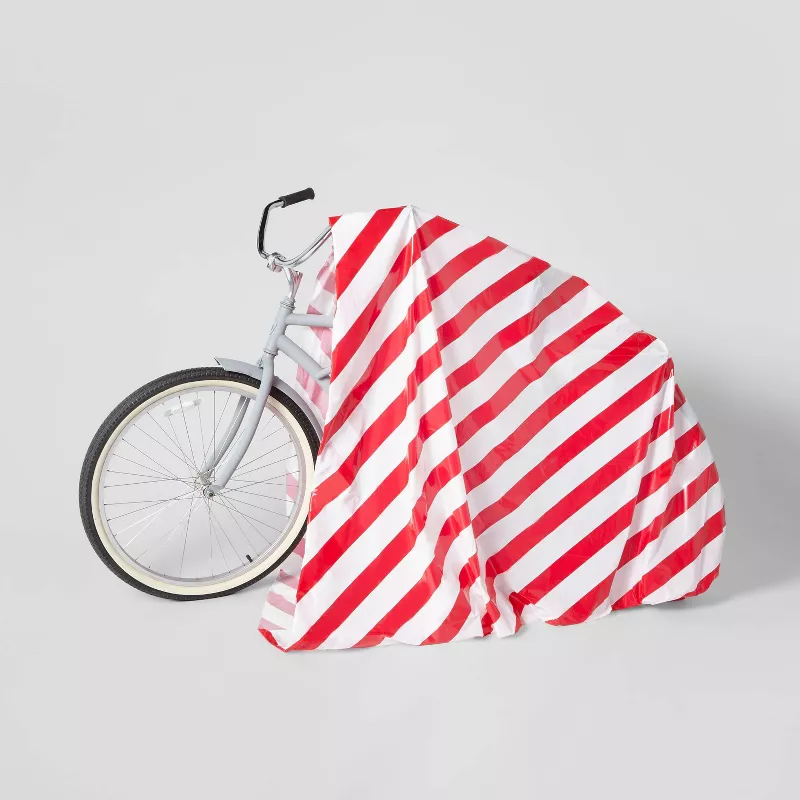 Bike Christmas Gift Bag Red Stripe - Wondershop 80"x18"x39" Birthday Christmas