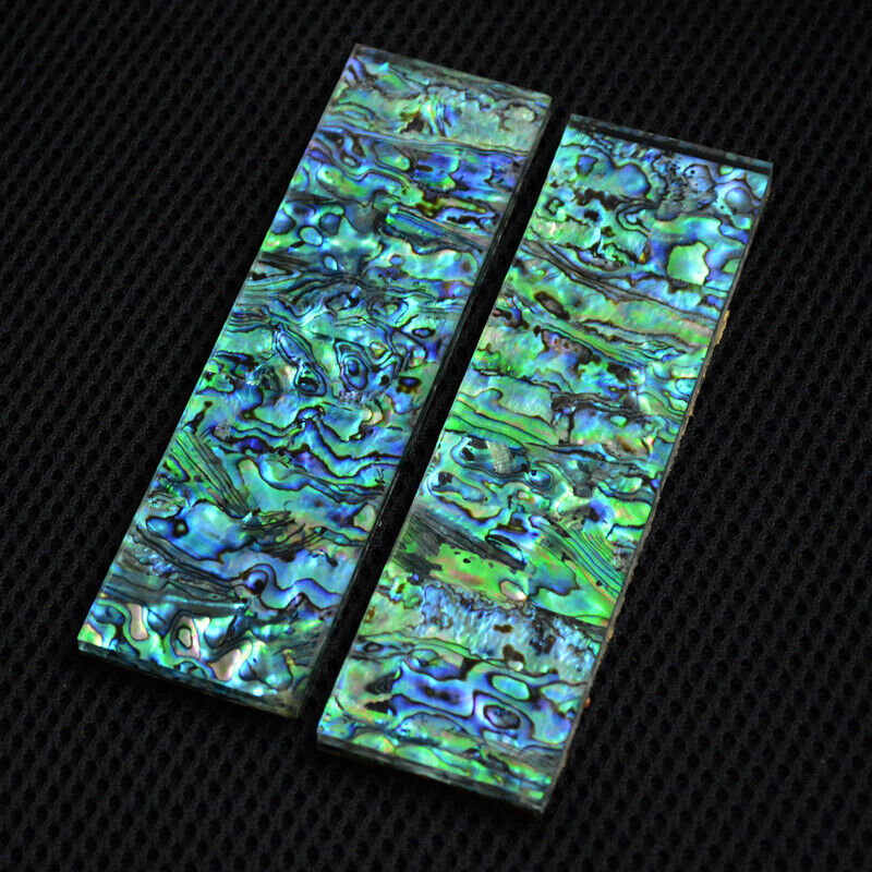 1/2PCS Abalone Shell Knife Handle Acrylic Scale Slab Material DIY Knives Blanks