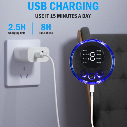 Mini Portable EMS Electric Neck Back Massager Muscle Stimulator for Pain Relief