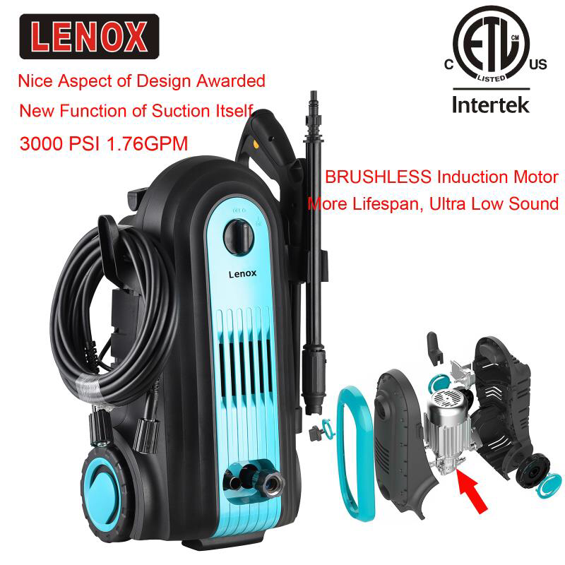 Power Pressure Washer 3000PSI 1.76GPM BRUSHLESS Induction Technology