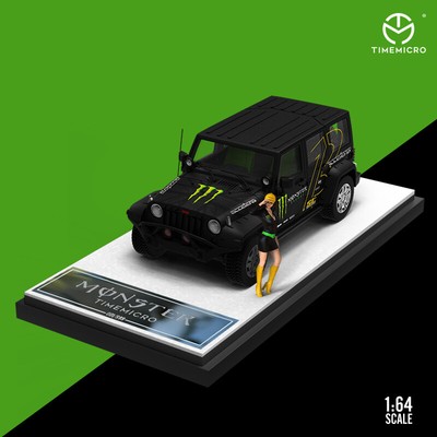 Time Micro 1:64 Model Car Jeep Refitting Alloy Die-Cast Vehicle 2 Colors Select