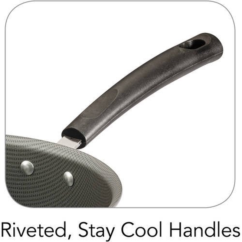 Primaware 3 Quart Non-Stick Steel Gray Covered Sauce Pan