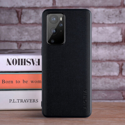 For OnePlus 10 9 Pro Nord 2T CE 2 N200 N10 Textile Leather Skin Soft Case Cover