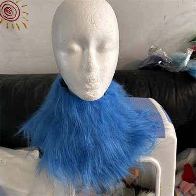Fursuit Collar Furry Scarf Bib kemono realistic fursuit partial Costume long fur