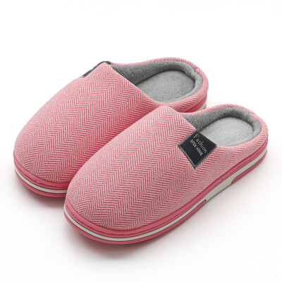 Lady Unisex Winter Slippers Slip On Plush Soft Anti-Slip Ladies Home Shoes 35-46