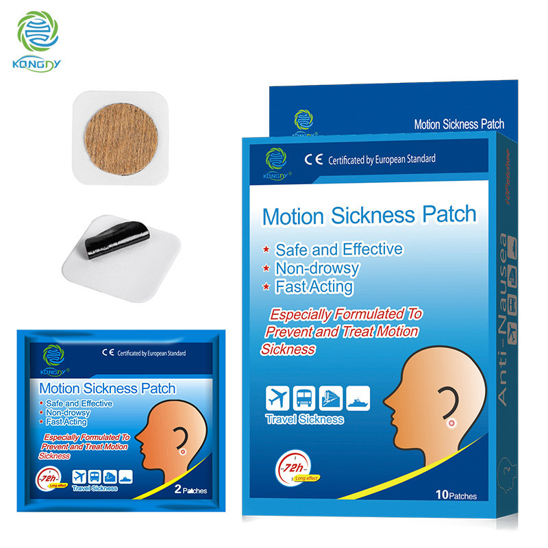 MOTION SICKNESS PATCHES ANTI NAUSEA TRAVEL SEA AIR SICKNESS RELIEF 10