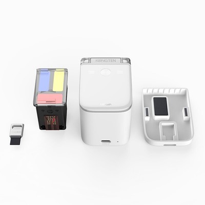 Mobile Printer Portable Full Color Printer Compact Size w/ Printer Cartridge New