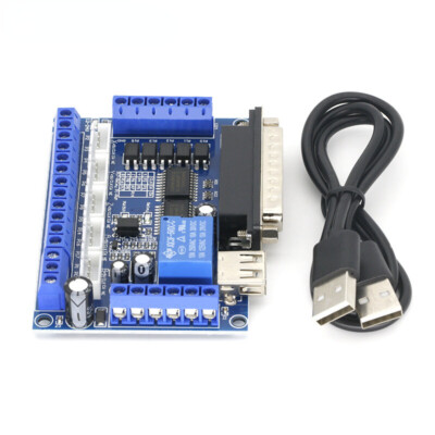 MACH3 Interface Board CNC 5 Axis With Optocoupler Adapter Stepper Motor Driver 