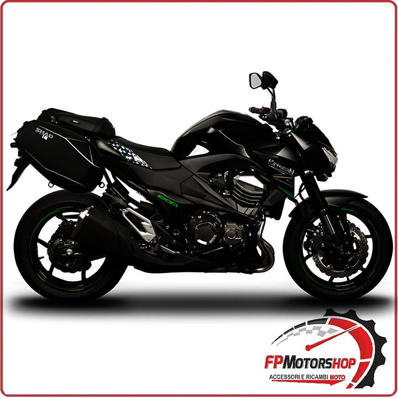 ATTACCO BORSE LATERALI BAGAGLIO MOTO MORBIDE PER KAWASAKI Z800 13>17 SHAD