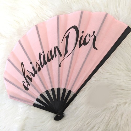 Christian Dior - クリスチャンディオール　ノベルティ　ファン Christian Dior members-only novelty Hand fan with logo