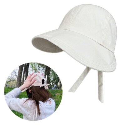 Ribbon Bowknot Baseball Hat Quick Drying Beach Getaways Hat for Adult Teen