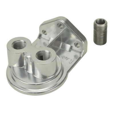 Derale Engine Oil Filter Remote Mounting Kit 25708; Single Remote Mount 3/4-16