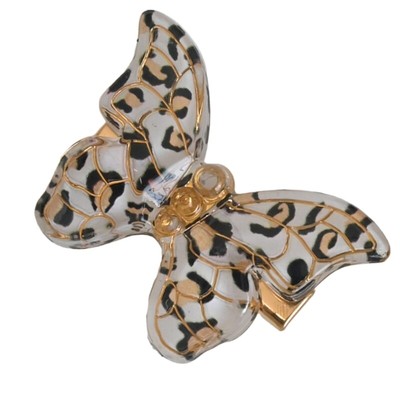 Unique Leopards Butterfly Hair Barrettes Strong Grip Hair Clip Fashion Hairpin