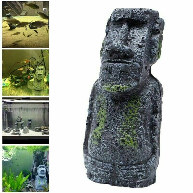 easter-island-mini-statue-fish-tank-aquarium-decoration-ornament-accessory