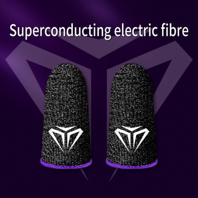 New 1Pair Gaming Finger Sleeve Breathable Fingertips For PUBG Mobile Games'