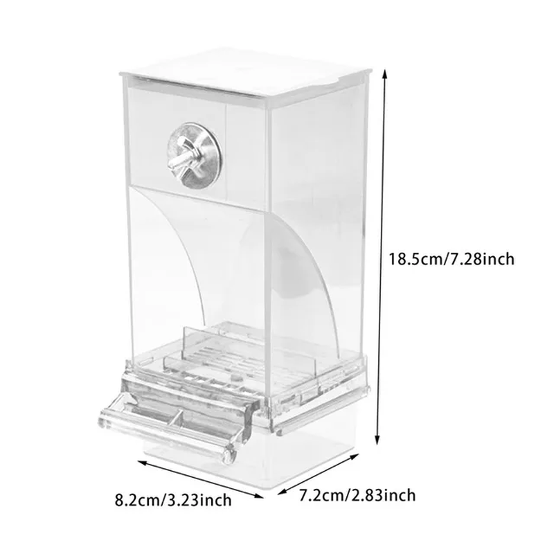 No Mess Bird Feeders Automatic Parrot Feeder Drinker Bird Pigeons Cage Feeder Pa