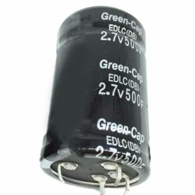 1/2/6/10pcs Black 2.7V Farad Capacitor 500F 35*60MM Super 2.7V 500F Capacitor