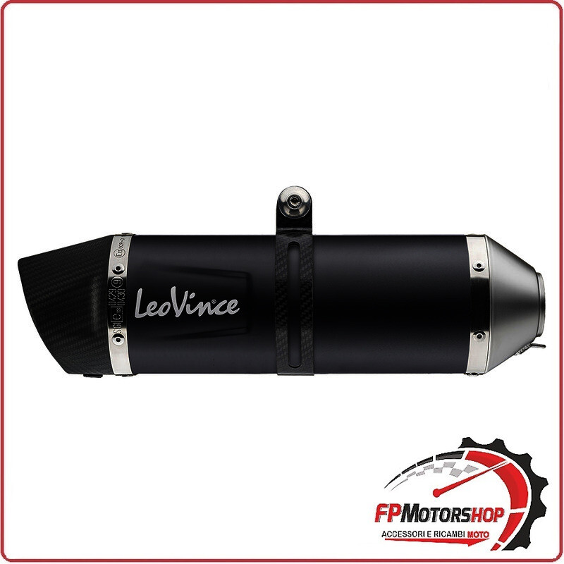 TERMINALE DI SCARICO COMPLETO NERO PER YAMAHA T-MAX 530 17-19 LEOVINCE 14342EBU