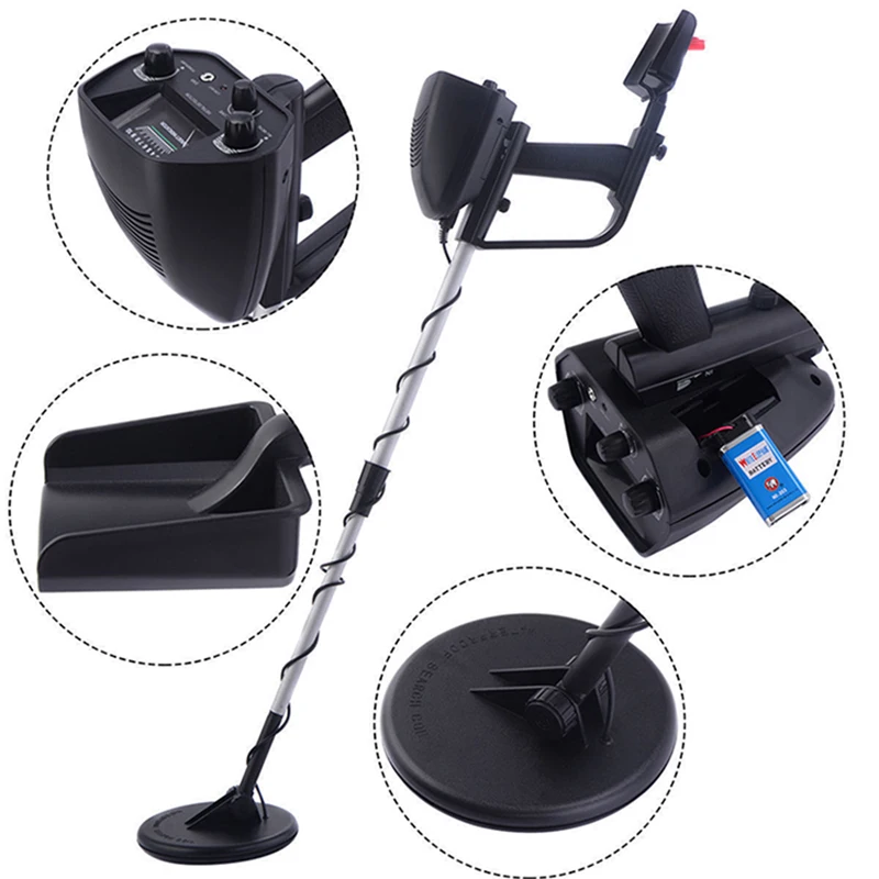 MD-4030 Underground Metal Detector Portable Treasure Hunter Gold Detector Beginn