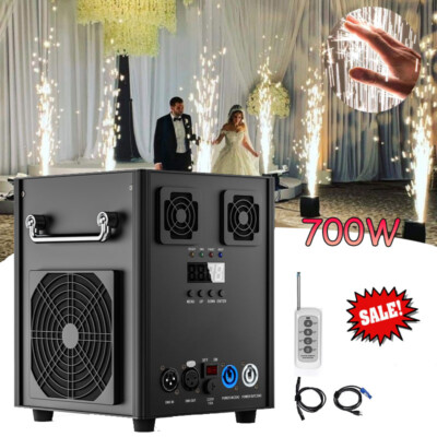 4pcs 700W Cold Spark Machine DMX Firework Stage Effect Show Disco Event Party US