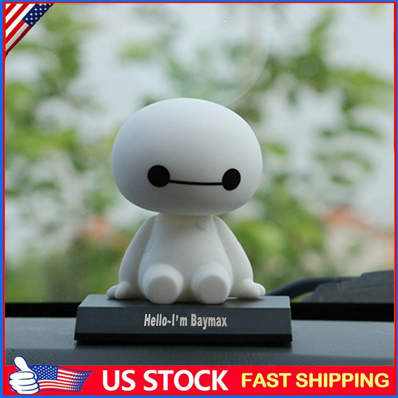 Baymax Big Hero-6 Cartoon Cute Toy Figure Doll Car Dashboard