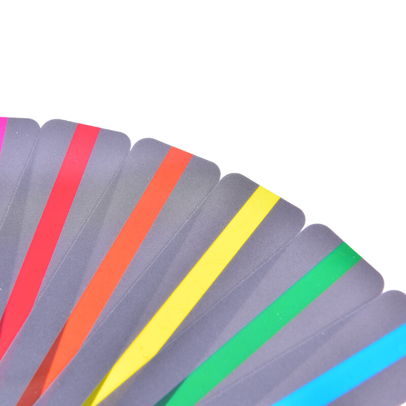 6PCS Reading Highlight Guide Strips Text Book Overlays Markers BookmarksU-ls