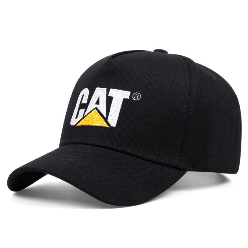 Neue Cat Caterpillar Baseball Hat Black Snap Rechtschreibung Logo Autorisierung