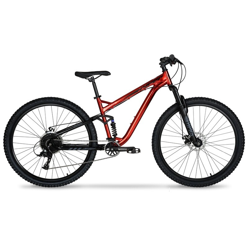 29" Dual Suspension Mountain Bike 9 Speed Aluminum Frame Disc