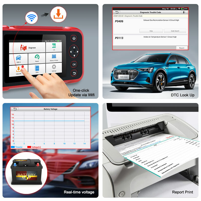 2024 LAUNCH CRP129I OBD2 Scanner ABS SRS Transmission Engine Car Diagnostic Tool