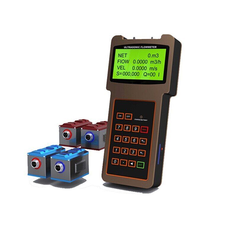 Digital Industrial Ultrasonic Water Flow Meter With Different Types Sensor