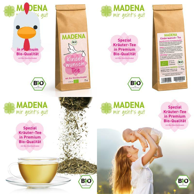 Madena Bio Kinderwunschtee Für Frauen | Schwangerschaft | Mutterschaft | Unters
