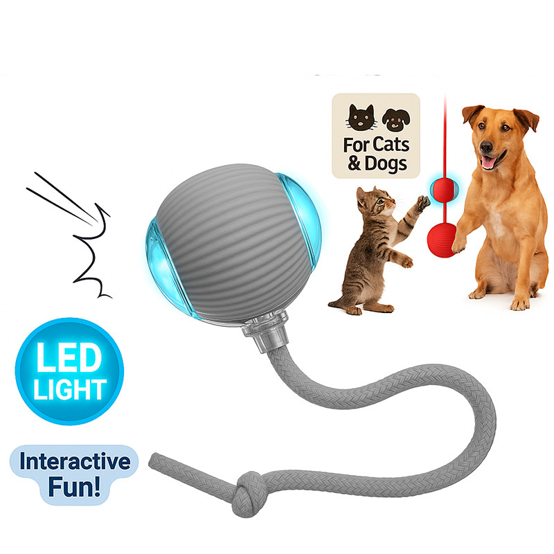 Automatic Rolling Ball Smart Cat Dog Toy Electric Pet Self-moving