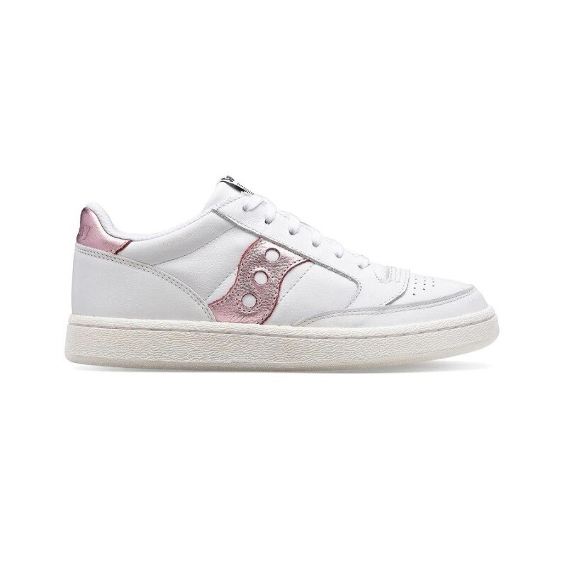 

Женская обувь Saucony Jazz Court New Collection S60555-33 White Pink Leather, Белый