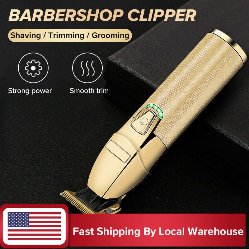Professional Gold Hair Clipper Shaving at Home Portable Hair