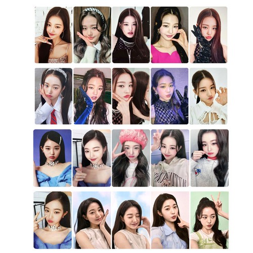 Kpop IVE IZONE Wonyoung Album Photo Cards Fanmade Autograph