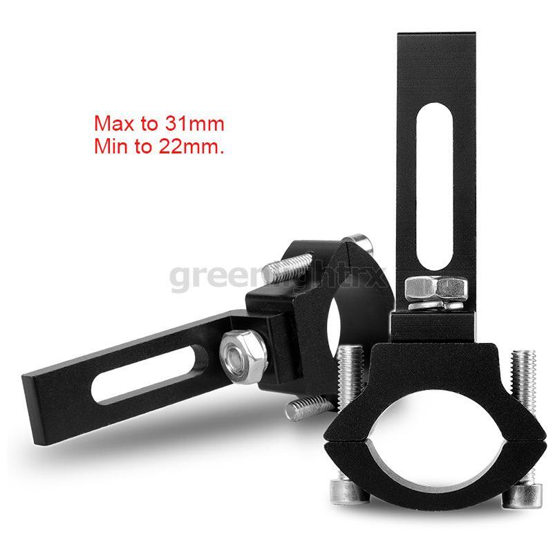 2X Mount Bracket Fork Clamp Holder Fog Light Spot Headlight Motorcycle Dirt Bike