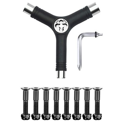 Skateboard Tool Y Type 25mm Screw Skateboard Wrench Skate Tool Screwdriver  Q2H6